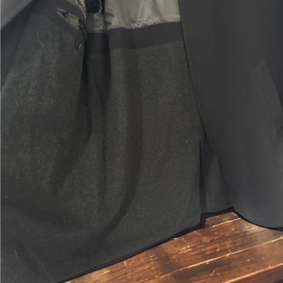 Neiman Marcus made in Italy SZ 42 Cashmere Blend Peacoat - Picture 9 of 12